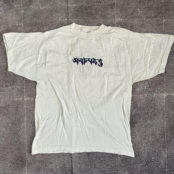 Men's Vintage 90's 1998 Pumori West Ridge Expedition Team USA T Shirt Tee Sz L - Picture 1 of 4